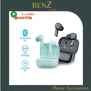 Tai Nghe Bluetooth Airdots T6 TWS Công Nghệ Bluetooth 5.3 Nút Cảm Ứng Điều Khiển Linh Hoạt BenZ Store giá sỉ