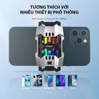 Quạt Tản Nhiệt Điện Thoại Gamen Siberia Đèn Led Rgb Tản Nhiệt Siêu Tốc Không Gây Ồn BenZ Store
