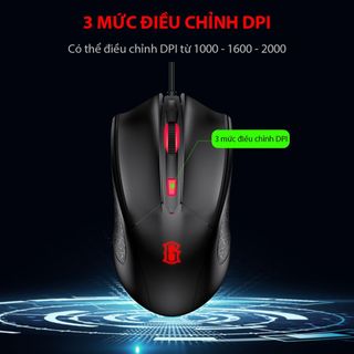 Chuột Gaming Máy Tính GM100 Đèn Led Có Dây Hàng Chính Hãng Bảo Hành 12 Tháng BenZ Store