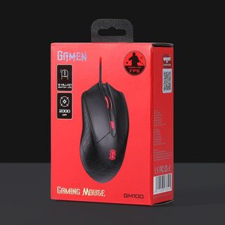 Chuột Gaming Máy Tính GM100 Đèn Led Có Dây Hàng Chính Hãng Bảo Hành 12 Tháng BenZ Store