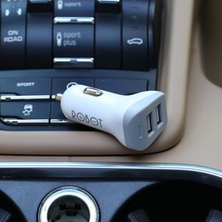 Tẩu Sạc Ô Tô Cốc Sạc Xe Hơi ACOME ACC03 2 Cổng USB Sạc Nhanh 2.4A Chỉ Báo Đèn LED BenZ Store