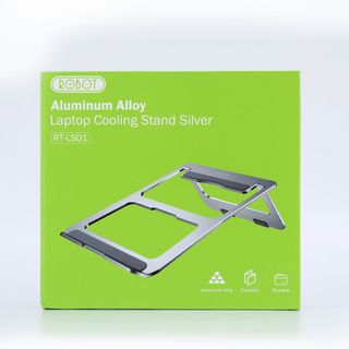 Giá Đỡ Tản Nhiệt Laptop ROBOT RT-LS01 - Chất Liệu Hợp Kim Nhôm Cao Cấp Có Thể Gấp Gọn Tiện Lợi