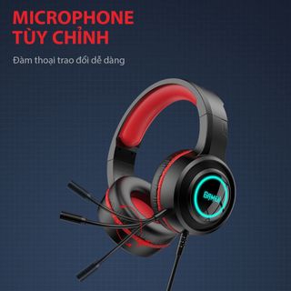 Tai nghe Gamen GH100 tai nghe kiểu dáng gaming microphone tùy chỉnh đeo tai dễ chịu BenZ Store