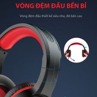 Tai nghe Gamen GH100 tai nghe kiểu dáng gaming microphone tùy chỉnh đeo tai dễ chịu BenZ Store