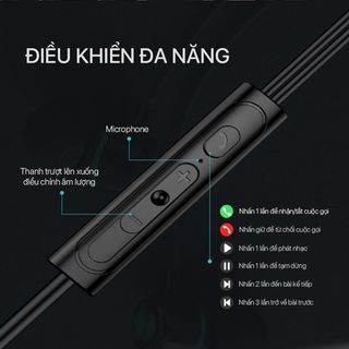 Tai Nghe Nhét Tai ACOME AW02 Cổng Kết Nối 3.5mm Âm Thanh Rõ Nét BẢO HÀNH 12 THÁNG BenZ Store