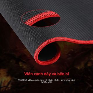 Tấm lót chuột Gamen GP-M bàn di chuột kiểu dáng gaming kích thước 28.5 x 24 cm BenZ Store