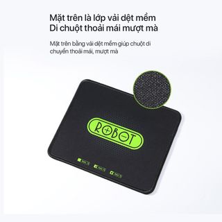 Miếng Lót Chuột ACOME AMP01 Kích Thước 22 x 18 cm Chất liệu Vải + Cao Su BenZ Store