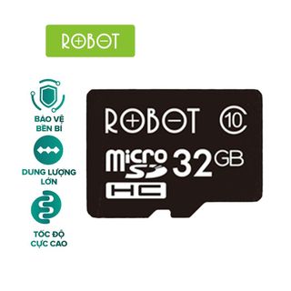 Thẻ Nhớ Micro SD ROBOT TF Card 16GB/ 32GB/ 64GB - Dành Cho Nhiều Loại Thiết Bị Camera, Laptop,Loa, Điện Thoại BenZ Store