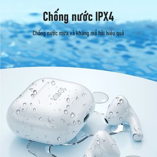 Tai Nghe Bluetooth True Wireless ROBOT Airbuds T50 Semi InEar Chống Nước IPX4 Playtime 35h BenZ Store