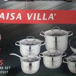 Bộ nồi inox 304 cao cấp 6 món Kaisavilla KV-6667