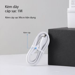Củ sạc, Cốc Sạc Cổng USB ROBOT RT-K9/ RT-k7 2.1A Kèm Cáp Micro 1m Hàng Chính Hãng Bảo Hành 12 Tháng 1 Đổi 1 BenZ Store