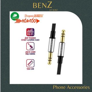 Dây Cáp Âm Thanh AUX VIVAN AUX01 Cổng Kết Nối 3.5mm Dài 100cm BenZ Store