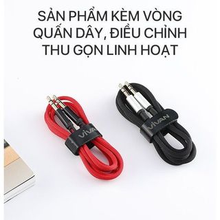 Dây Cáp Âm Thanh AUX VIVAN AUX01 Cổng Kết Nối 3.5mm Dài 100cm BenZ Store
