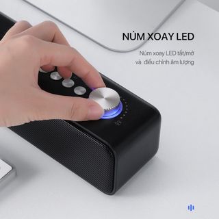Loa Vi Tính Bluetooth Soundbar ROBOT RB480 Công Suất 10W Pin 1200mAh Bass Trầm Mạnh Mẽ BenZ Store