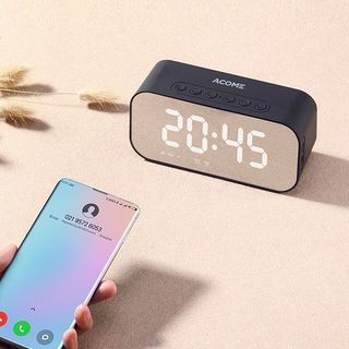 Loa Bluetooth mini ACOME A5 5W Màn Hình LED Đồng Hồ Báo Thức Âm Thanh Chất Lượng Cao Hỗ Trợ Thẻ Nhớ & Nghe FM BenZ Store