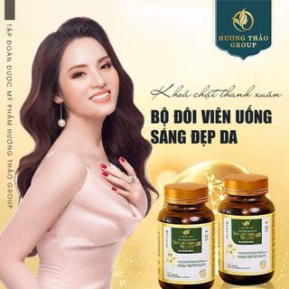 Bộ đôi viên uống sáng đẹp da, cải thiện nội tiết tố Hương Thảo Group giá sỉ