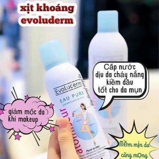 Xịt khoáng evoluderm 110ml