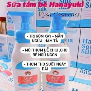 Sữa tắm hanayuki cho bé giá sỉ
