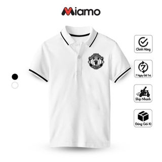 Áo thun polo unisex Miamo câu lạc bộ Manchester United basic phom ôm thoải mái, vải ko nhăn xù dành cho nam nữ MO10 giá sỉ