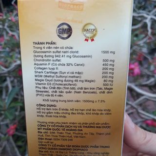 Viên uống GLUCOSAMIN dành cho bệnh xương khớp