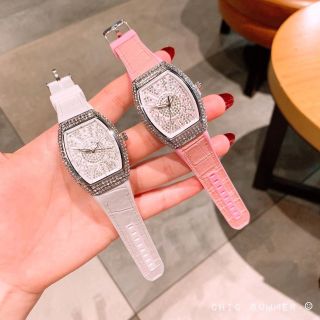 Đồng hồ da nữ full đá