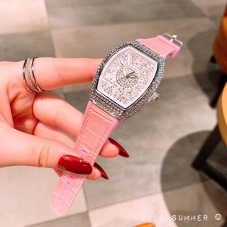 Đồng hồ da nữ full đá