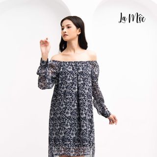 Đầm Chiffon Trễ Vai, Đầm Dự Tiệc La Mộc giá sỉ