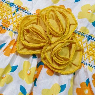 Đầm smock bé gái