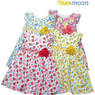 Đầm smock bé gái