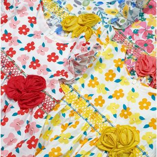 Đầm smock bé gái