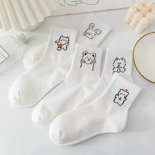 TẤT NỮ VỚ NỮ CỔ CAO HOẠ TIẾT MỚI CUTE DỄ THƯƠNG