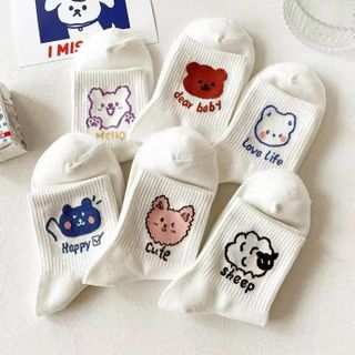 TẤT NỮ VỚ NỮ CỔ CAO HOẠ TIẾT MỚI CUTE DỄ THƯƠNG