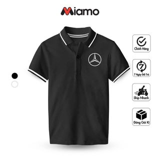 Áo thun polo unisex Miamo Mec hãng xe basic phom ôm thoải mái, vải ko nhăn xù dành cho nam nữ M11 giá sỉ