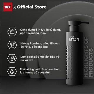 MyMan - Dầu Gội, Sữa Tắm Hương Nước Hoa 5 in 1 500ml