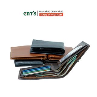 Ví nam da bò CNT VN011 cao cấp sang trọng - NÂU