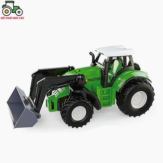 Máy kéo điều khiển từ xa mini (RC), xe máy cày đồ chơi, xe nông trại, MK04