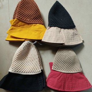 Mũ rộng vành chống tia uv đính nơ có thể gấp gọn tiện dụng thời trang đi biển cho nữ