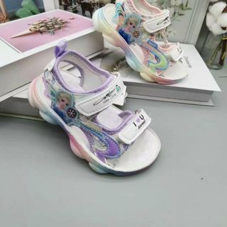 Giày sandal trẻ em đính công chúa giá sỉ