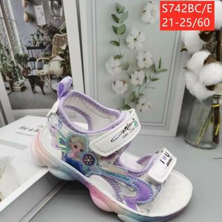 Giày sandal trẻ em đính công chúa