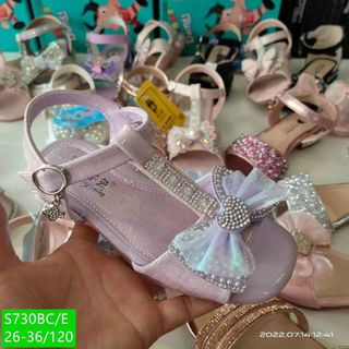 Giày Sandal trẻ em/Bé Gái có nơ kiểu dáng giày công chúa