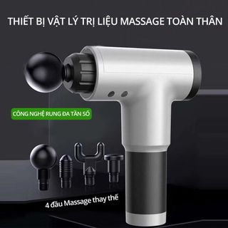 Máy Mát Xoa, Mát Xoa Toàn Thân Cầm Tay 4 Đầu 6 Chế Độ, Xoa Tan Đau nhức Vai Gáy Đốt Sống Cổ Và Mọi Vị Trí Trên Cơ Thể giá sỉ