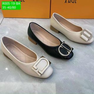 Giày búp bê nữ chất da mũi vuông sỉ giá rẻ