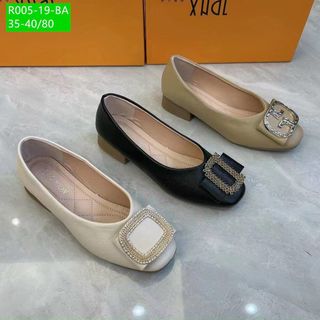 Giày búp bê nữ chất da mũi vuông sỉ giá rẻ