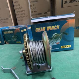 TỜI QUAY TAY 3000LBS || Tải trọng: 1 tấn 4