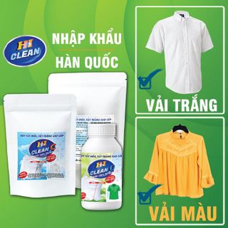 Tẩy trắng quần áo Hàn Quốc không mùi, tẩy mốc, tẩy ố, tẩy nhựa cây trên quần áo, sử dụng cho vải màu và vài trắng giá sỉ