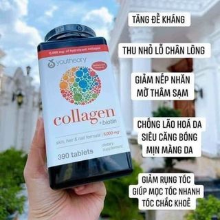 VIÊN UỐNG COLLAGEN MỸ 390 viên youtheory