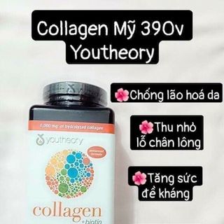 VIÊN UỐNG COLLAGEN MỸ 390 viên youtheory