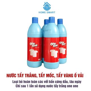 Nước tẩy mốc quần áo one one, Tẩy ố vàng, tẩy phai màu khi giặt chung đồ ...Nước tẩy Cao cấp Công nghệ Nhật Bản. giá sỉ