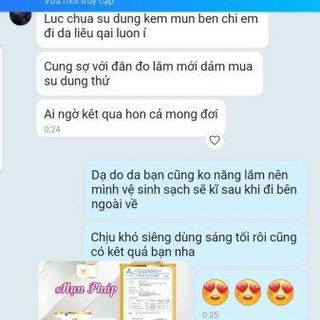 KEM FACE TRỊ MỤN TRẮNG DA PHÁPv