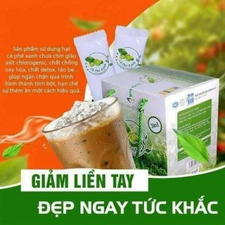 CAFE XANH GIẢM CÂN 10 gói